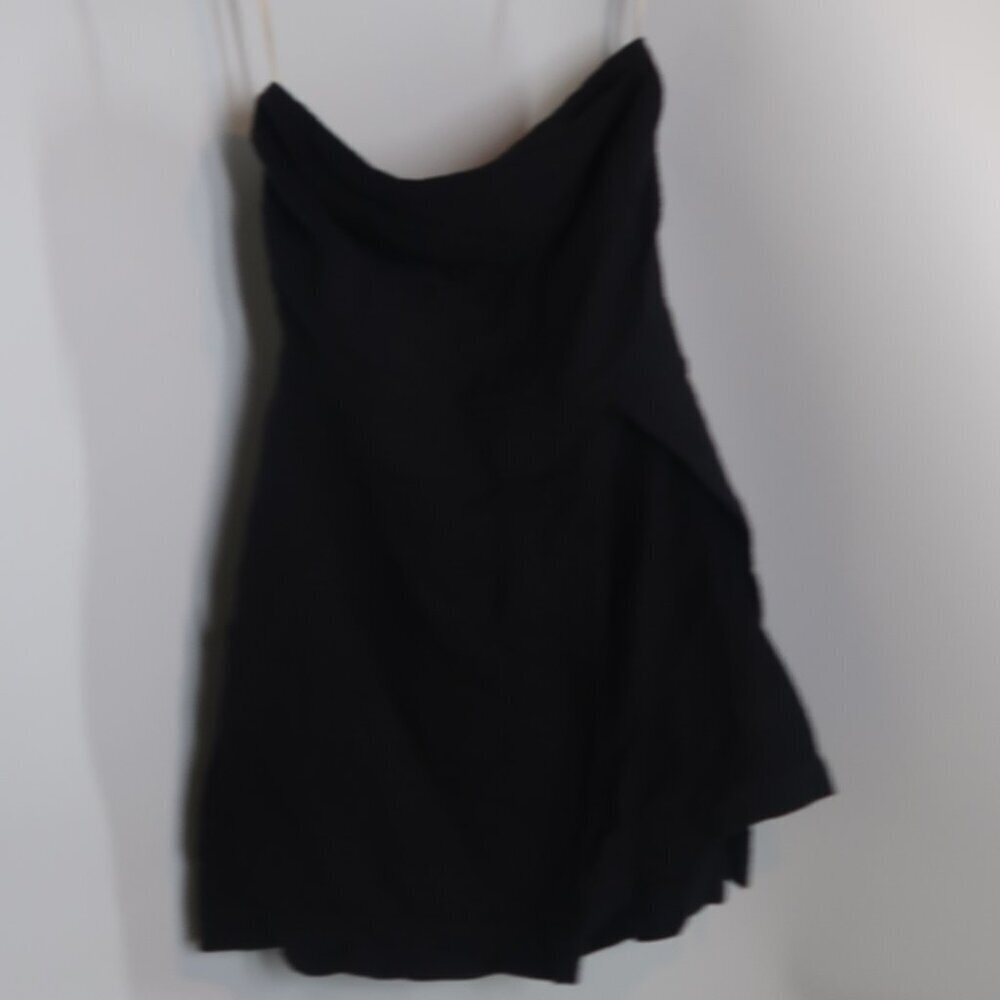 Free People Women's Black Strapless Romper Size Small